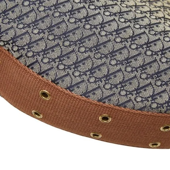 Dior Trotter Brown Navy Canvas Leather - Picture 6 of 10